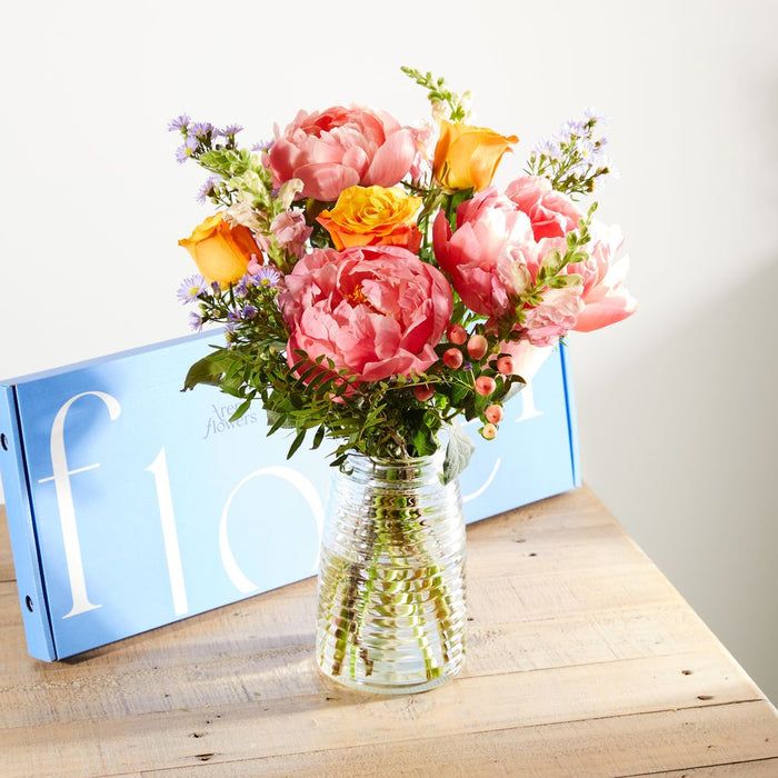 Peach Punch | Peony bouquet | Arena Flowers