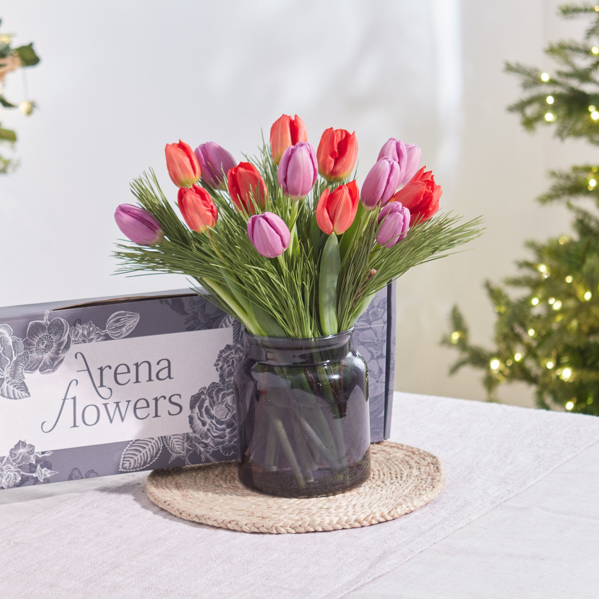 Send Winter Tulips Letterbox Christmas Flowers | Arena Flowers