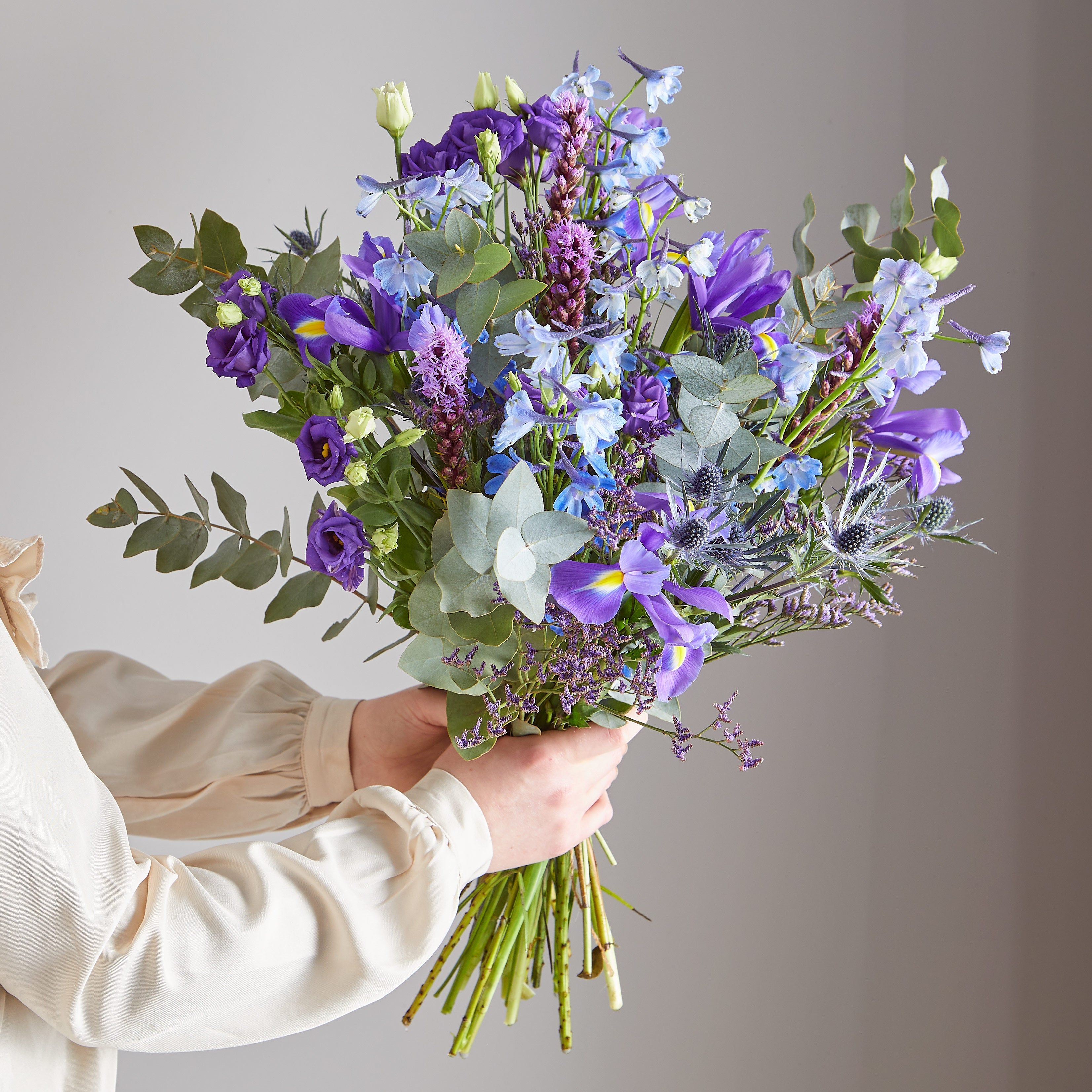 'Out of the Blue' unusual blue flowers | Ethical flowers | Arena Flowers