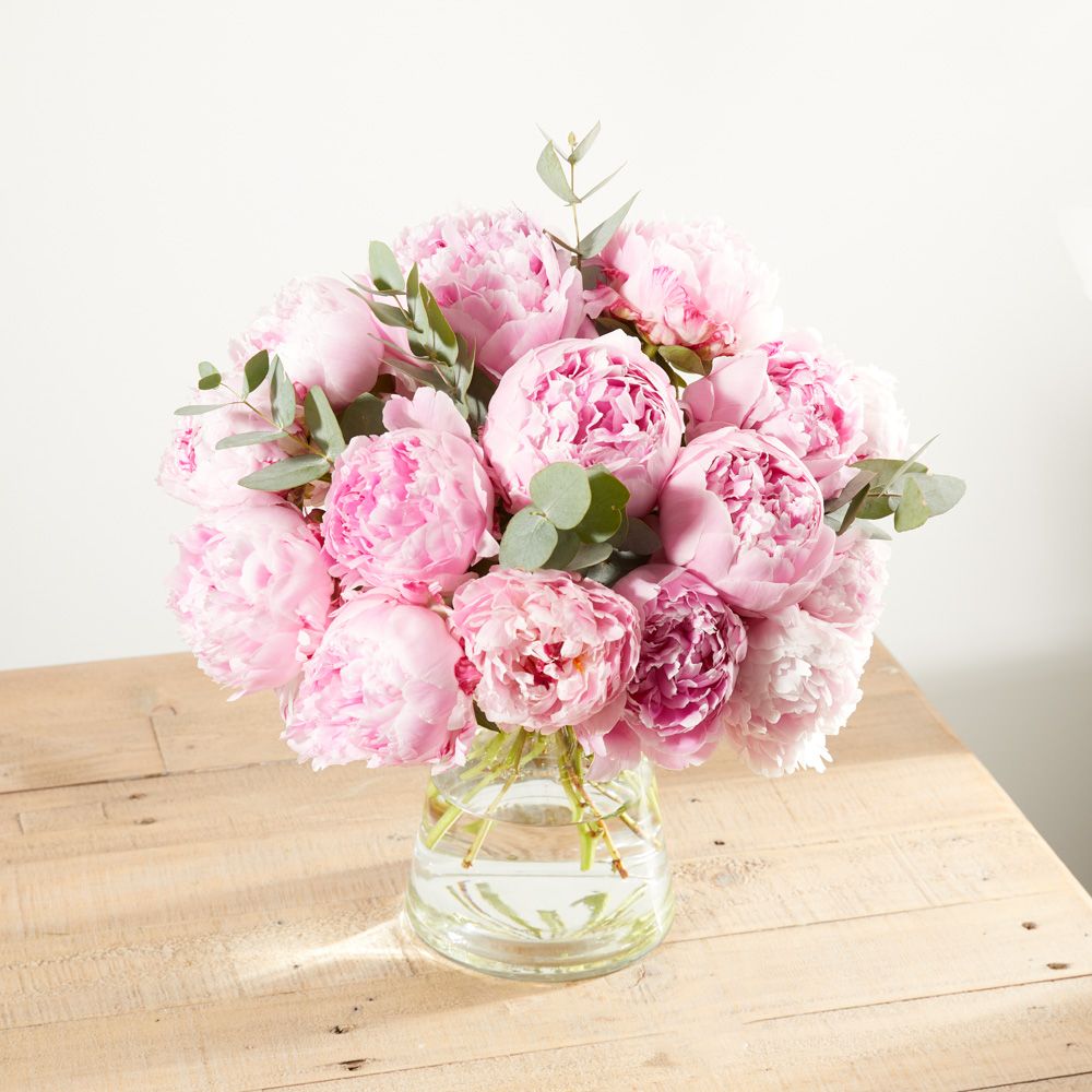 Pink peony bouquet