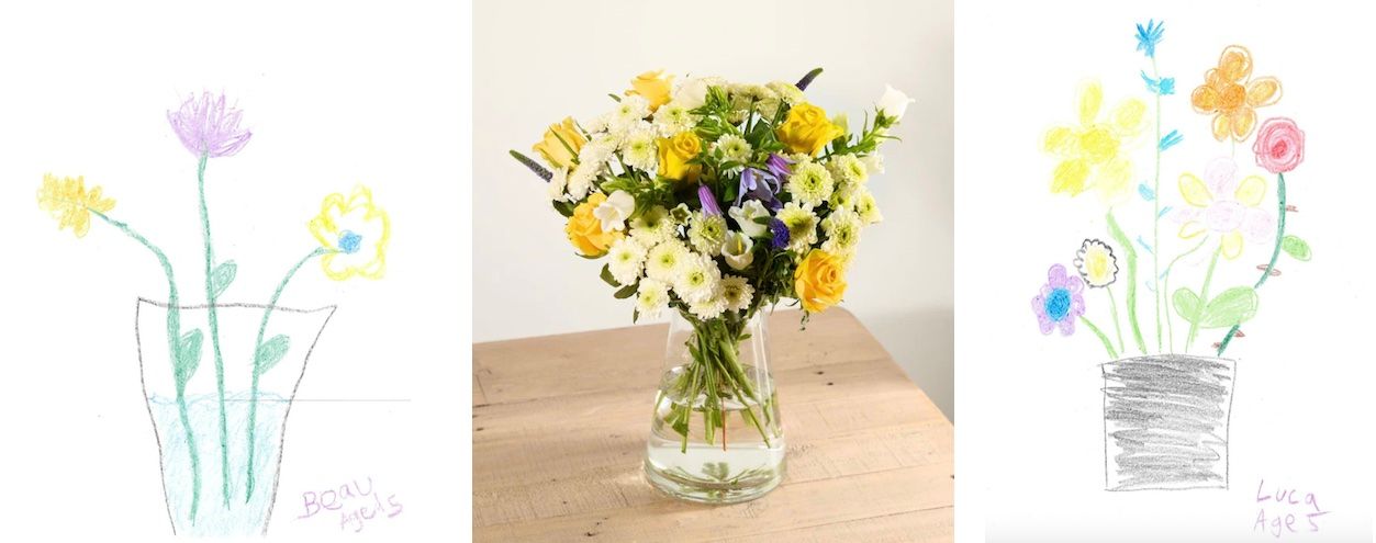 Yellow Father's Day flower bouquet, The Dad