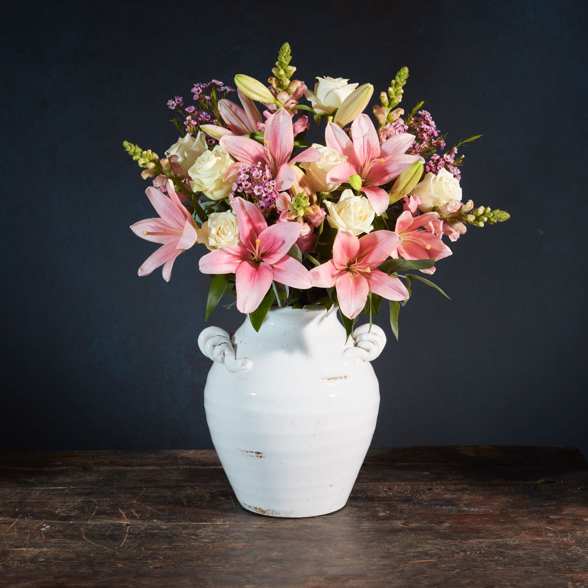 W49 Main_Lilies, roses, antirrhinums, waxflower and eucalyptus.jpeg