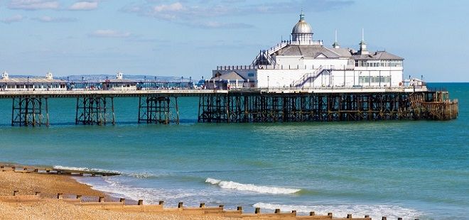 A classic Victorian seaside resort, Eastbourne on the south coast of England claims to be Britain’s sunniest place. Close to the South Downs National Park and with pristine sandy beaches, it’s a popular holiday spot with a lively art scene to boot.