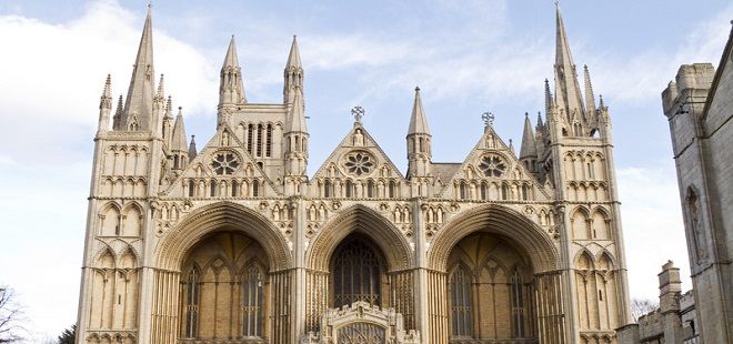 The city of Peterborough in Cambridgeshire is famous for its cathedral, which has an impressive Gothic facade, and for nearby Flag Fen, which is an important Bronze Age archaeological site. It was as a centre for brick production that Peterborough rose to prominence in the 19th century. These days its cosmopolitan population is growing rapidly, with attractions such as Burghley House bringing in many more visitors.