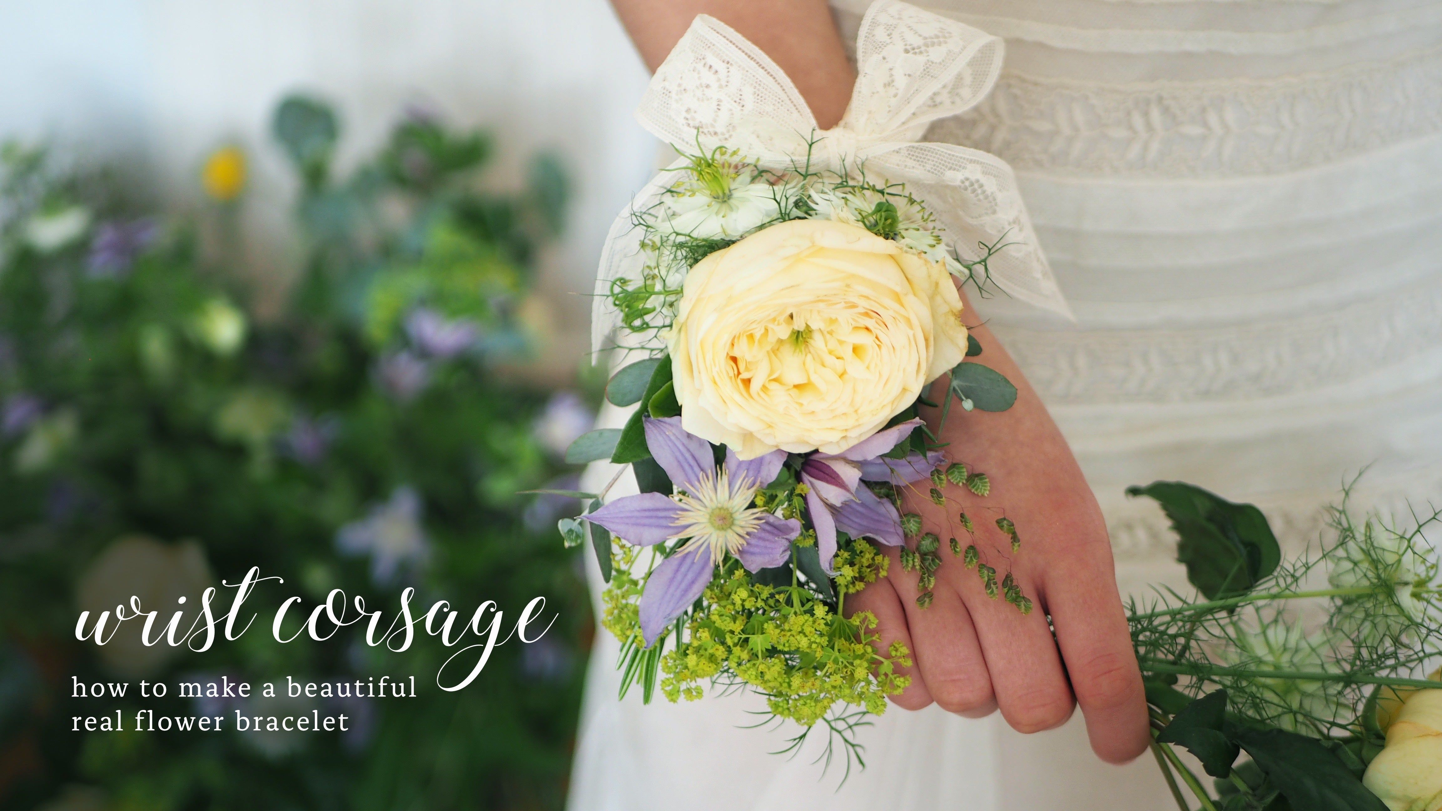 How to Make a Floral Wrist Corsage